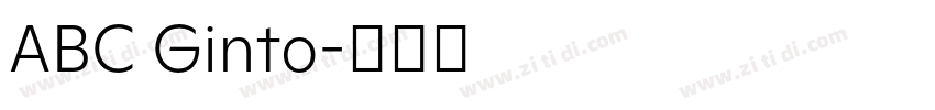 ABC Ginto字体转换